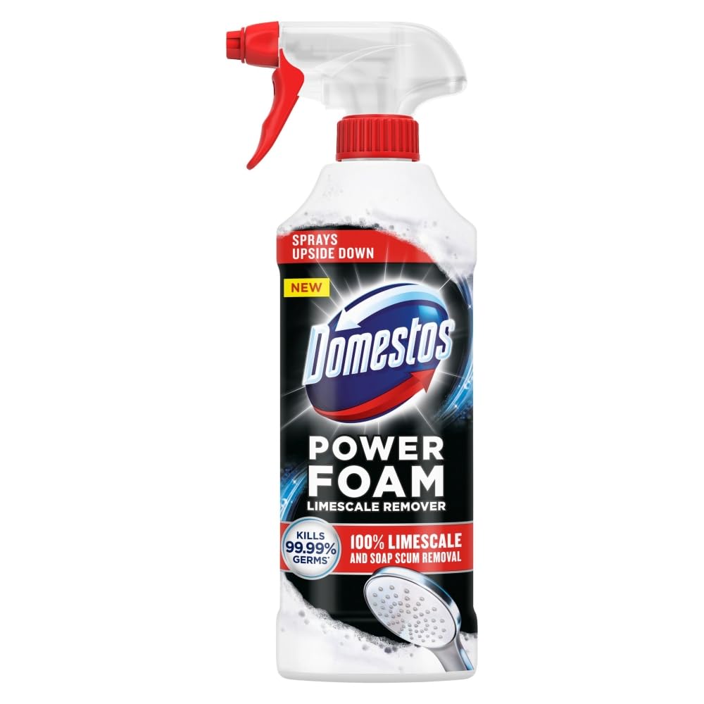 Domestos Power Foam Toilet and Bathroom Limescale Remover 450ml