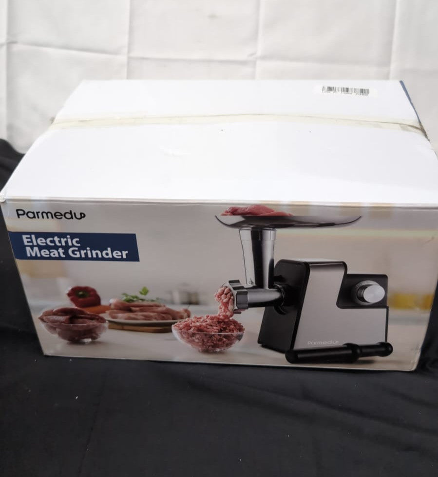 Parmedu Electric Compact Meat Grinder for Home Use: Meat Mincer(USED)