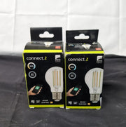 Eglo Connect.z Smart Home E27 LED Filament Light Bulb, A60,  app,2PACK
