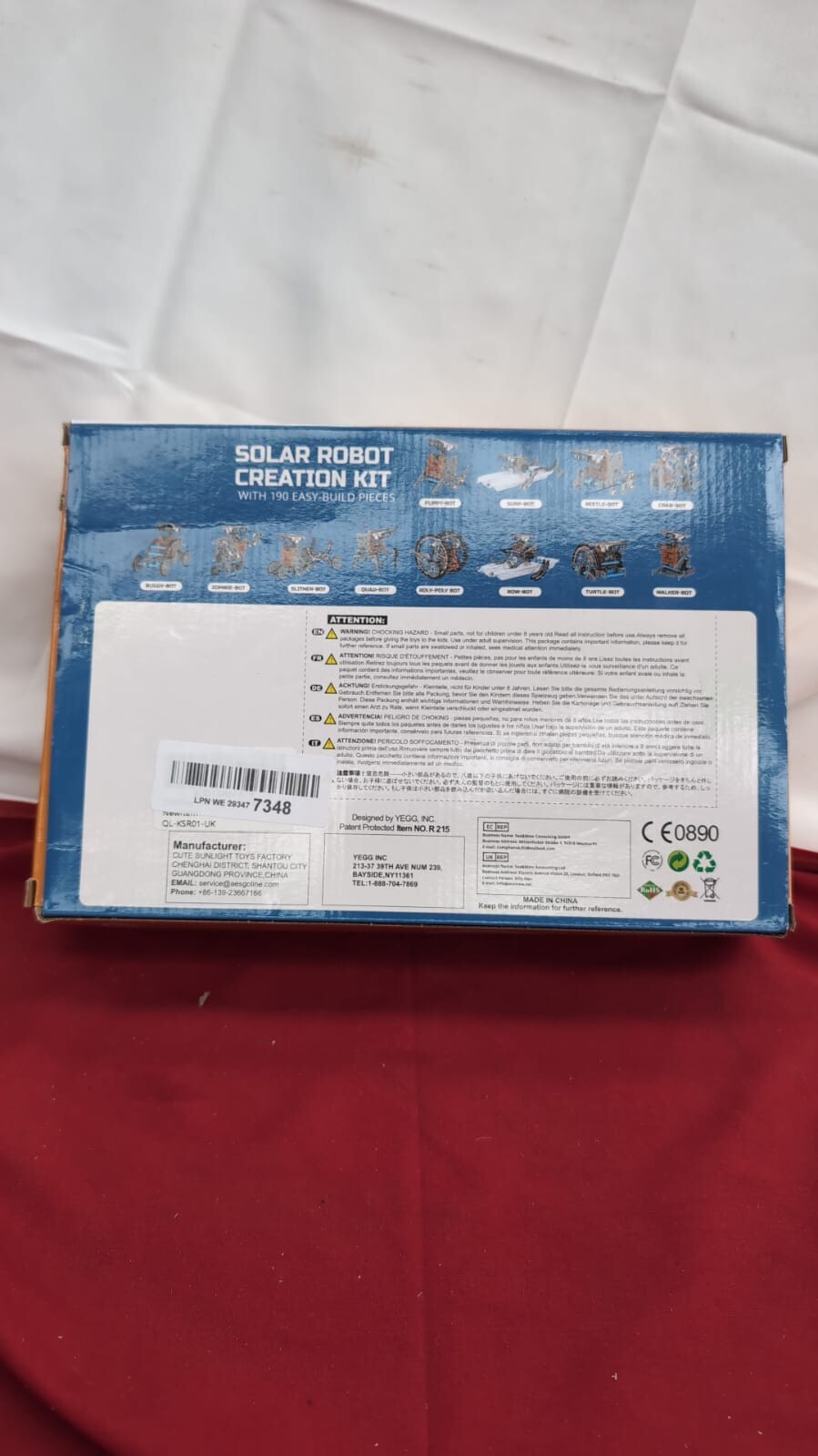 STEM 13-in-1 Solar Power Robots Creation Toy, Educational Experiment DIY