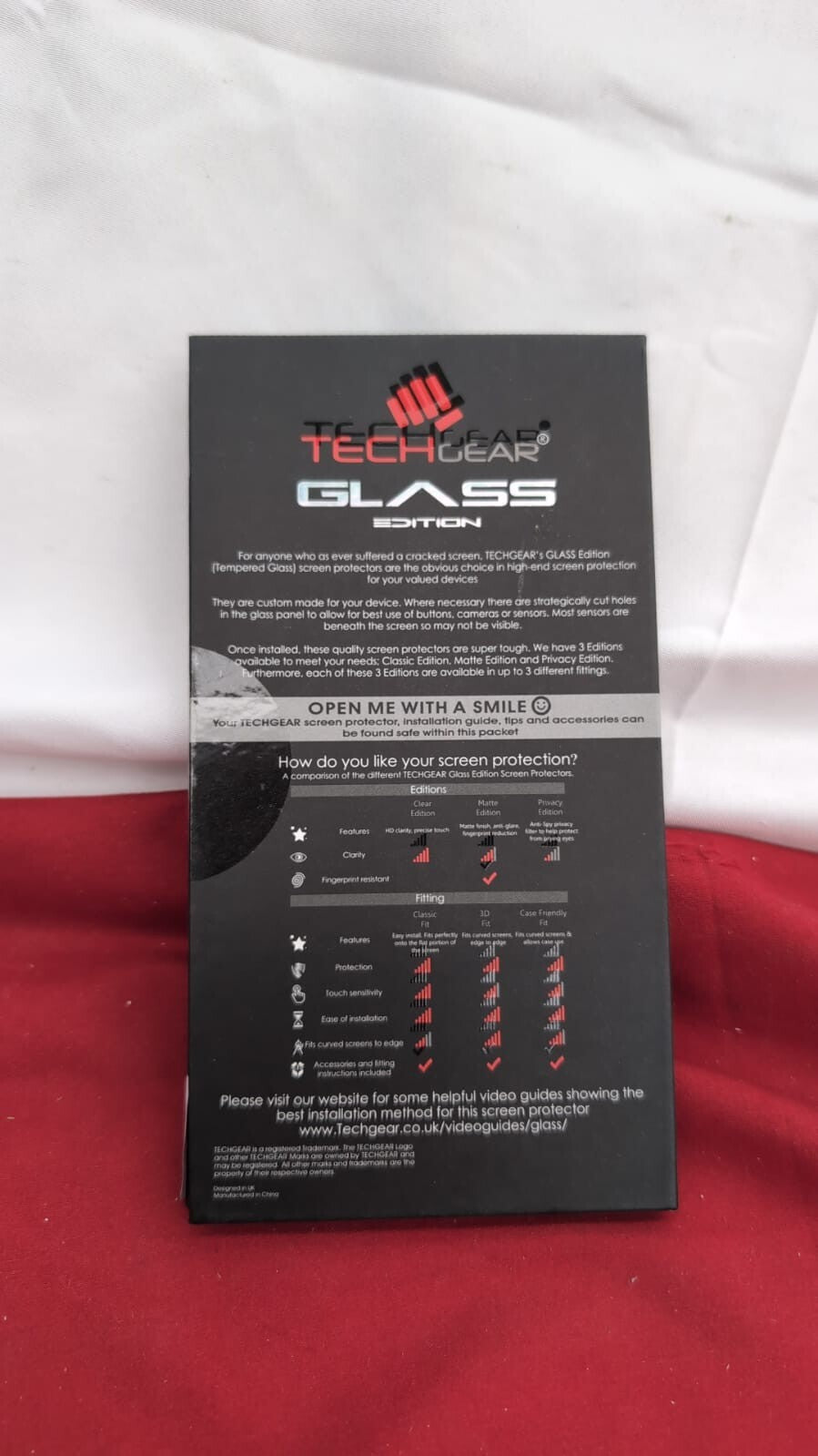 TECHGEAR GLASS Edition Compatible for Motorola Moto G22, Moto E30/E40, Tempered