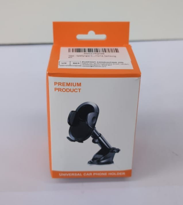 Car Phone Holder, Adjustable Car Phone Mount (BOX DAMAGED)