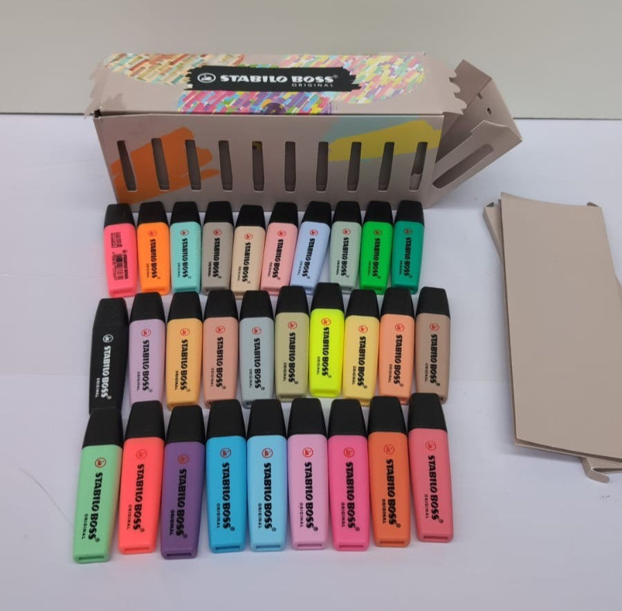 STABILO BOSS ORIGINAL - Highlighter - Deskset of 29(packaging damaged)