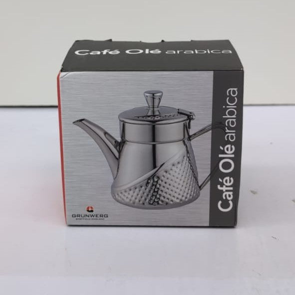 Café Olé AHT-013 Arabica Hammered Tea Pot with Cool Touch Knob and Handle