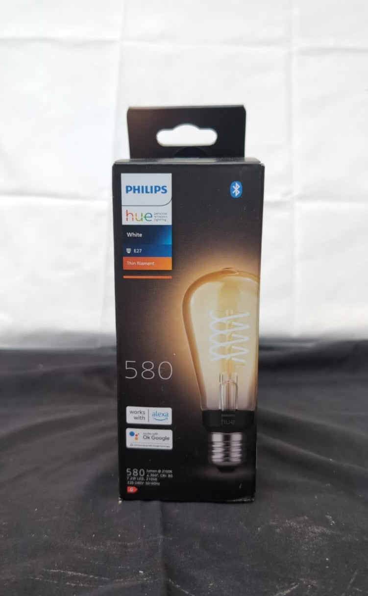 Philips Hue White Filament Regular ST64 LED Smart Light Bulb E27