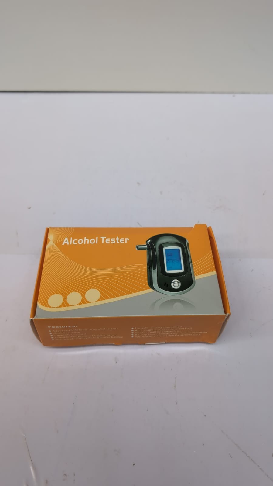 AT6000 ALC Smart Breath Alcohol Tester Digital LCD Breathalyzer
