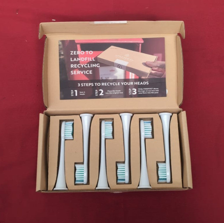 The Little Eco Company Recyclable  Toothbrush Head Set  (BOX DAMAGED)