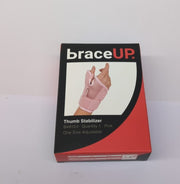 BraceUP Thumb Support Brace - Splint for Spica and Hand Support, Pink