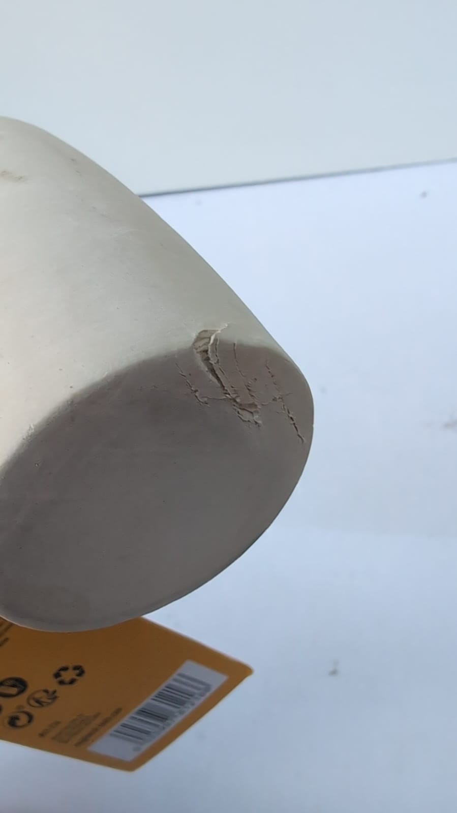 Roughneck NonMarking White Rubber Mallet w/ Soft Grip Handle ( warehouse damage)