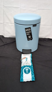 Brabantia - NewIcon Pedal Bin 5L,Dreamy Blue,with Bin Bags W 5L(SMALL DENT)