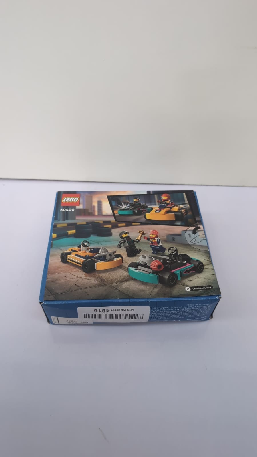 LEGO City Go-Karts and Race Drivers, Racing Vehicle Toy Playset (BOX DAMAGED)