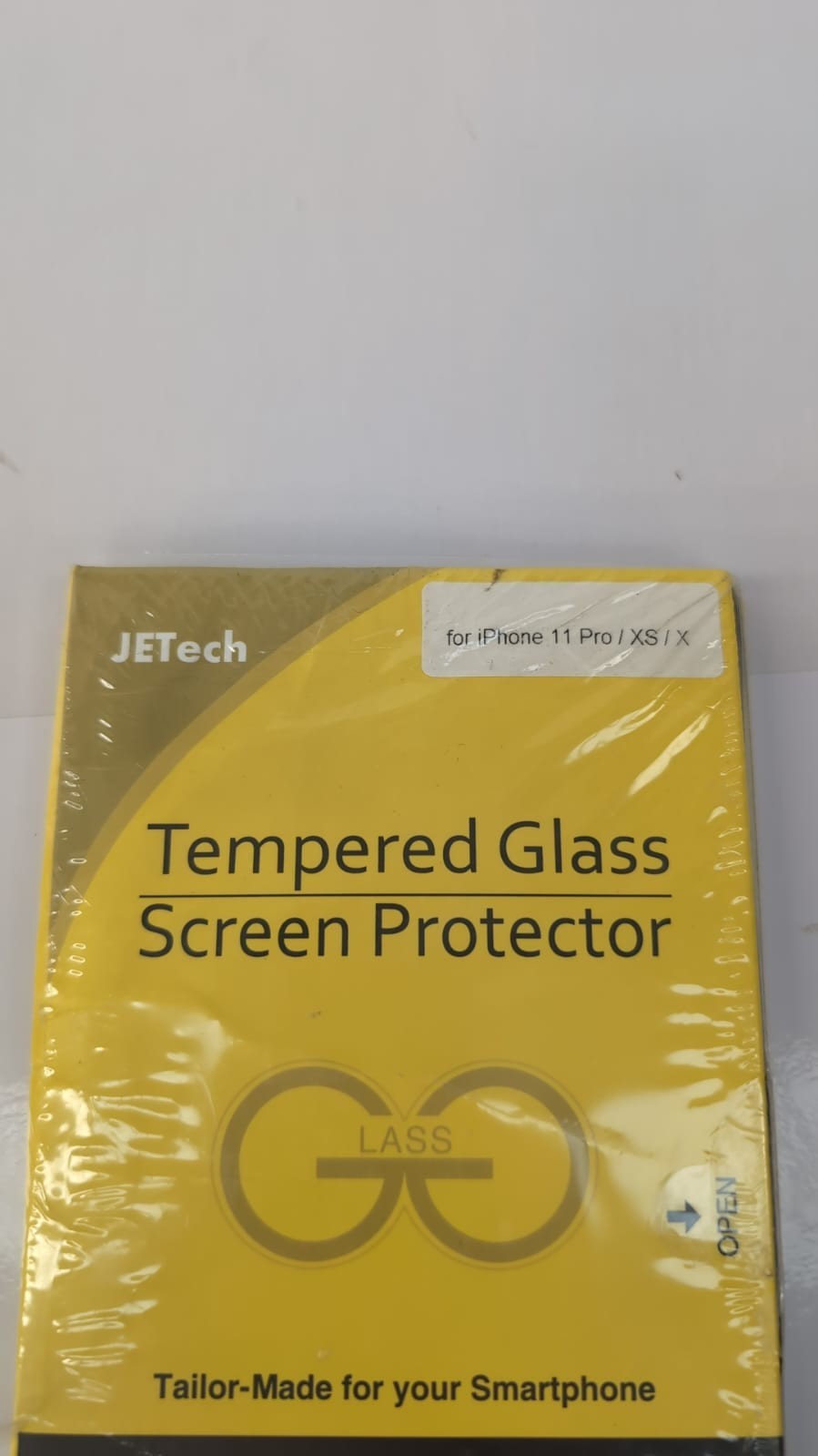 JETech Screen Protector for iPhone 11 Pro,  XS  5.8",2pack(packaging damaged)