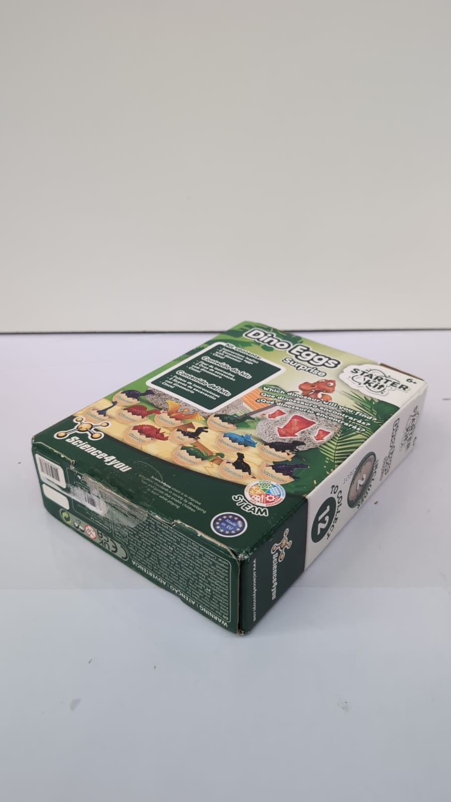 Science4you Dinosaur Eggs Dino Eggs Digging Kit for Kids, Excavate(pack damaged)