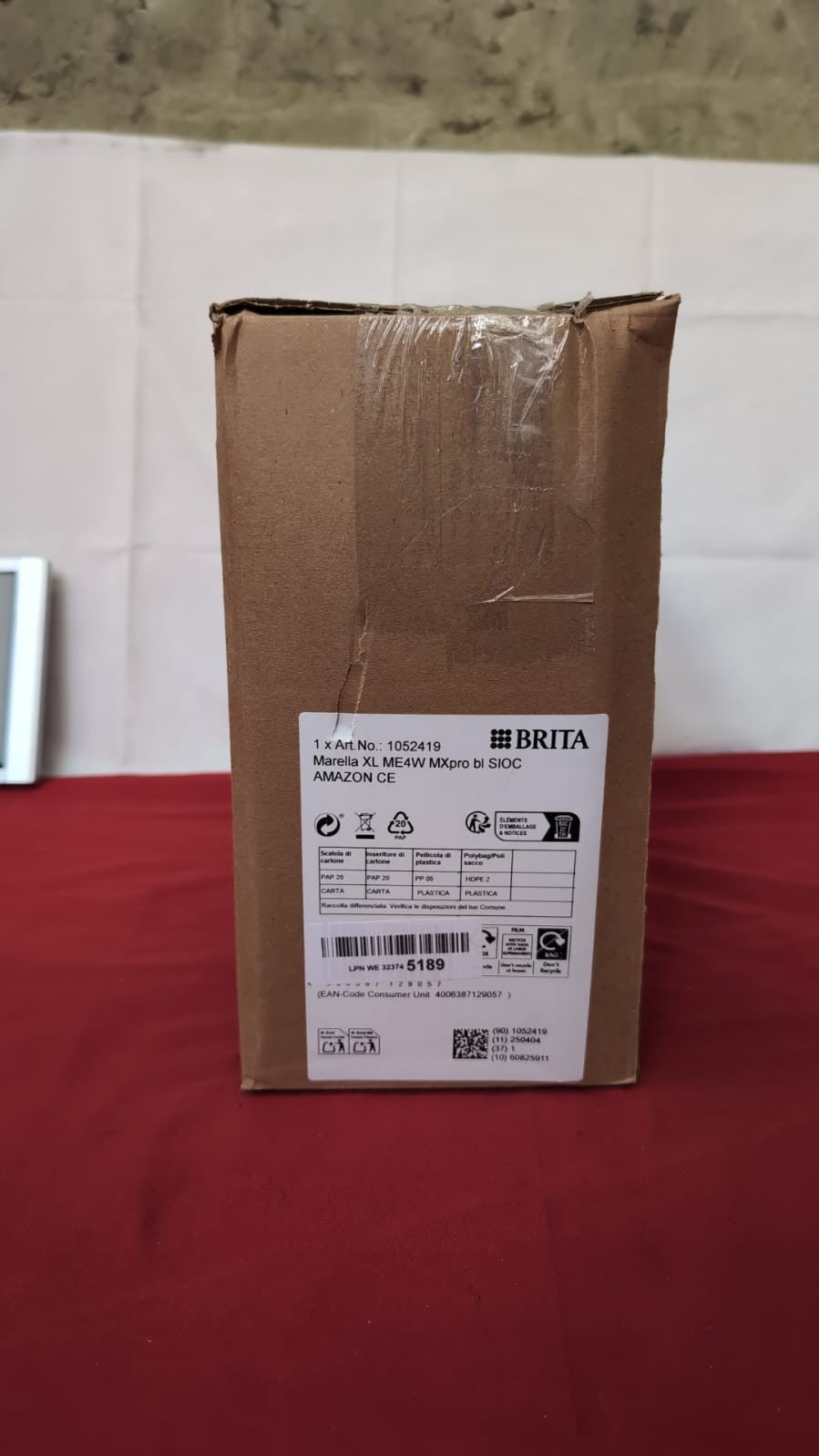 BRITA Marella XL Water Filter Jug Blue (3.5L) incl. 1x MAXTRA PRO (Box damaged)