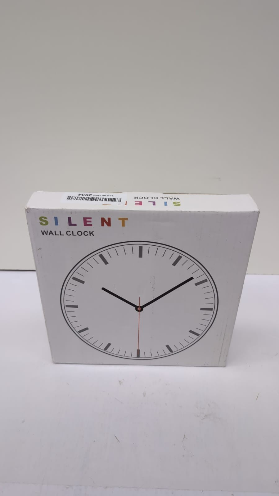 Kitchen Clock 8inches Silent Wall Clock Non-Ticking Modern Quartz,Grey