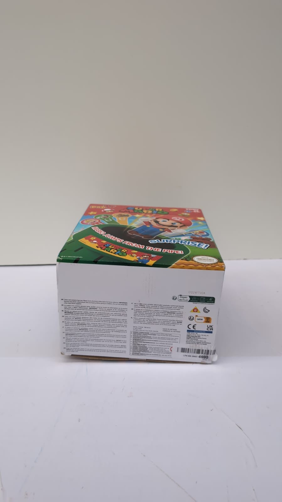 TOMY Pop Up Super Mario Board Game  2-4 Players  Aged 4+ (USED)