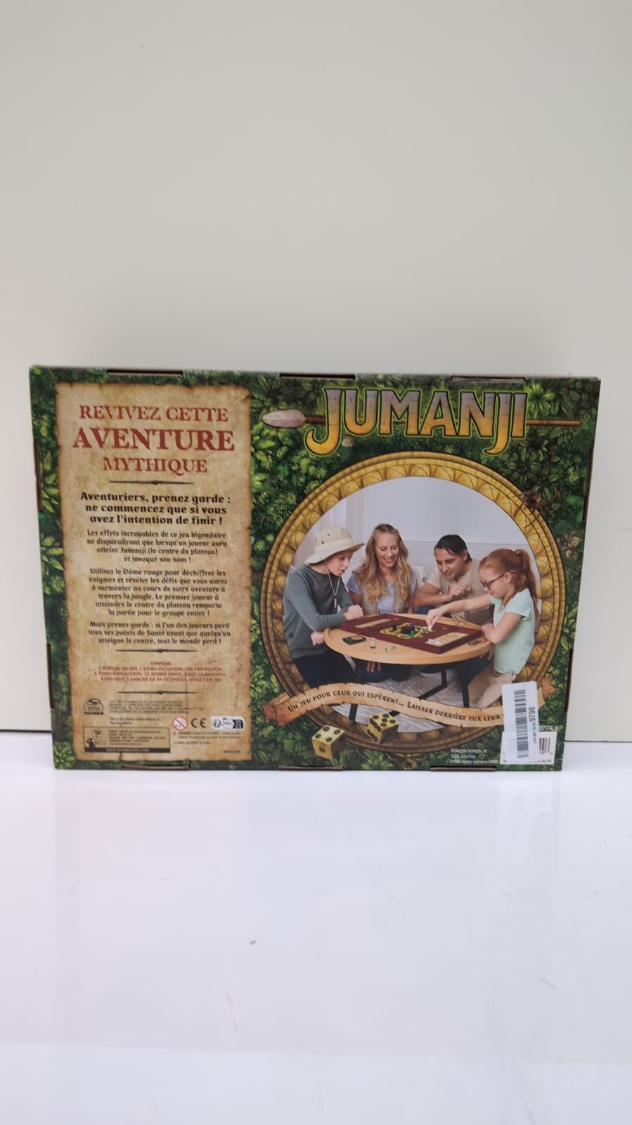 Spin Master Board Game, Jumanji, Travel Game Version,  (French Version)(USED)