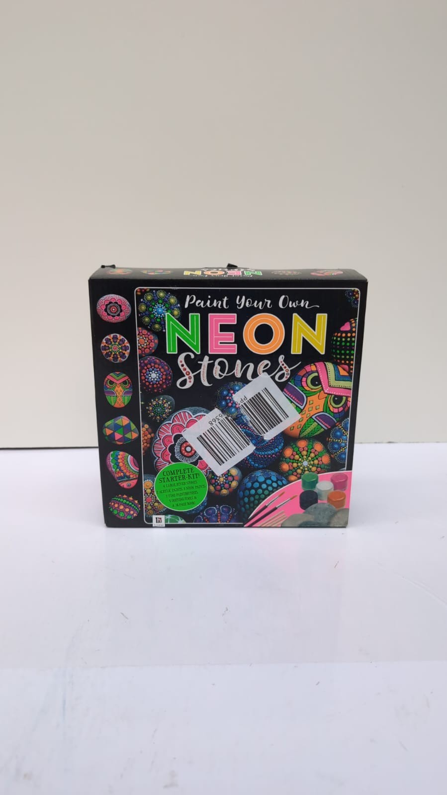 Hinkler Paint Your Own Neon Stones Rock Painting Kit (PACKAGING DAMAGED)
