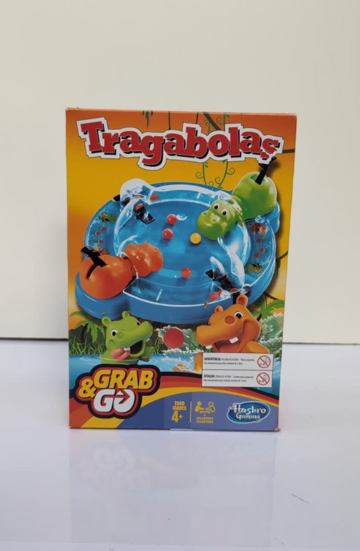 Elefun & Friends Hungry Hungry Hippos Grab & Go Game Includes 2 Chomping Hippos