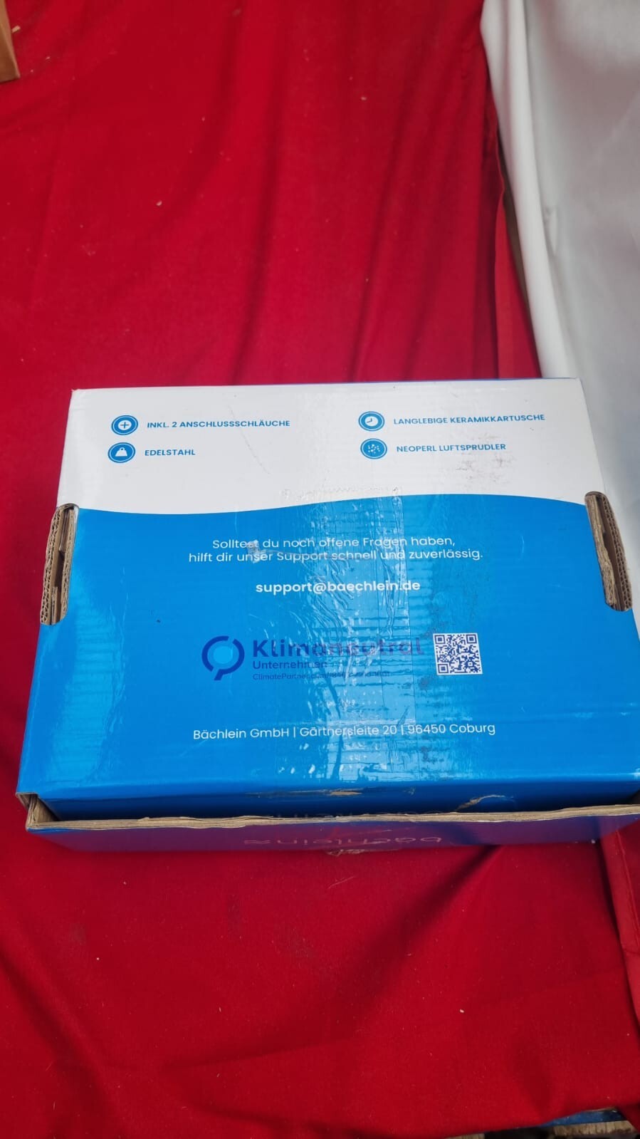 High Faucet for Bathroom - Extra High Tap with Spout Height  (box damaged)