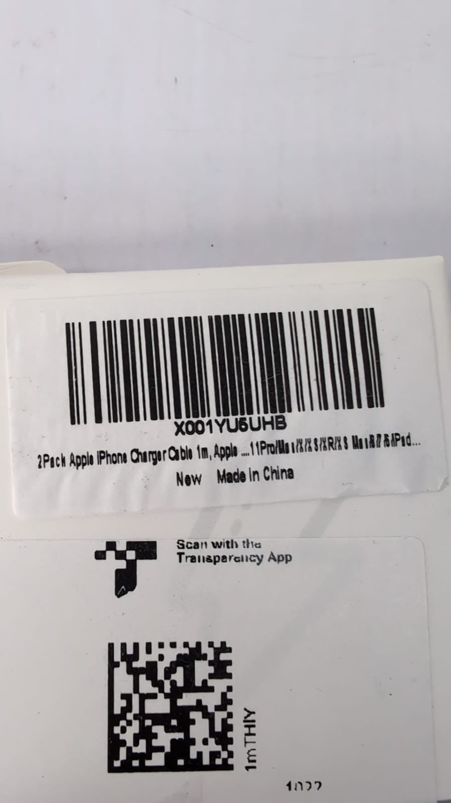 2Pack 1M iPhone Compatible Cable for iPhone 14 to iPhone 5