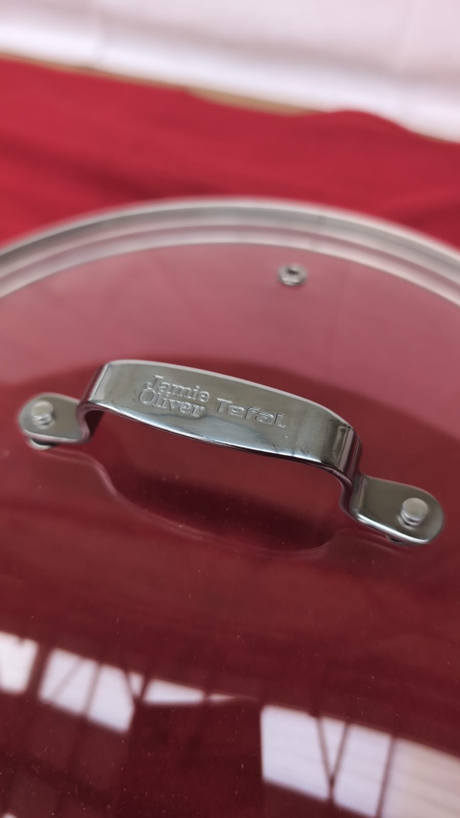 Tefal Jamie Oliver by Tefal 28 cm Glass Lid(BOX DAMAGED)