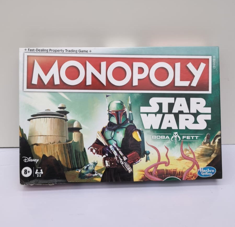 Hasbro Monopoly: Star Wars Boba Fett Edition Board Game (BOX DAMAGED)