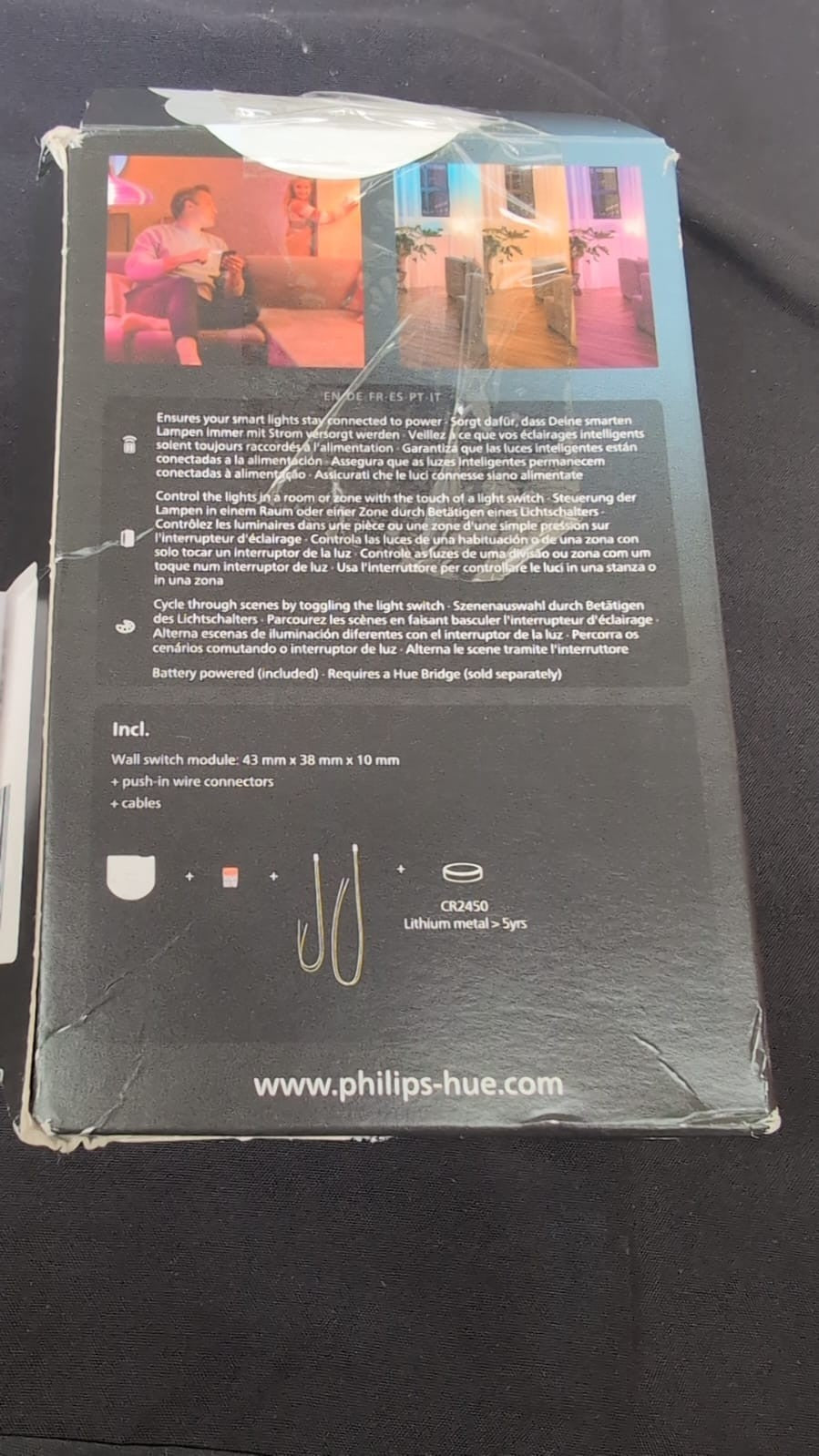Philips Hue Smart Wall Switch Module.Accessory(missing push-in wire connector)