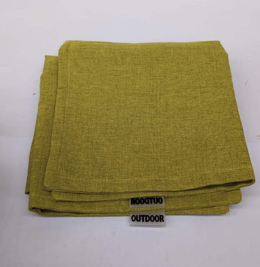 Light Green Cushions Covers 45x45cm: Set of 2, Cotton Linen