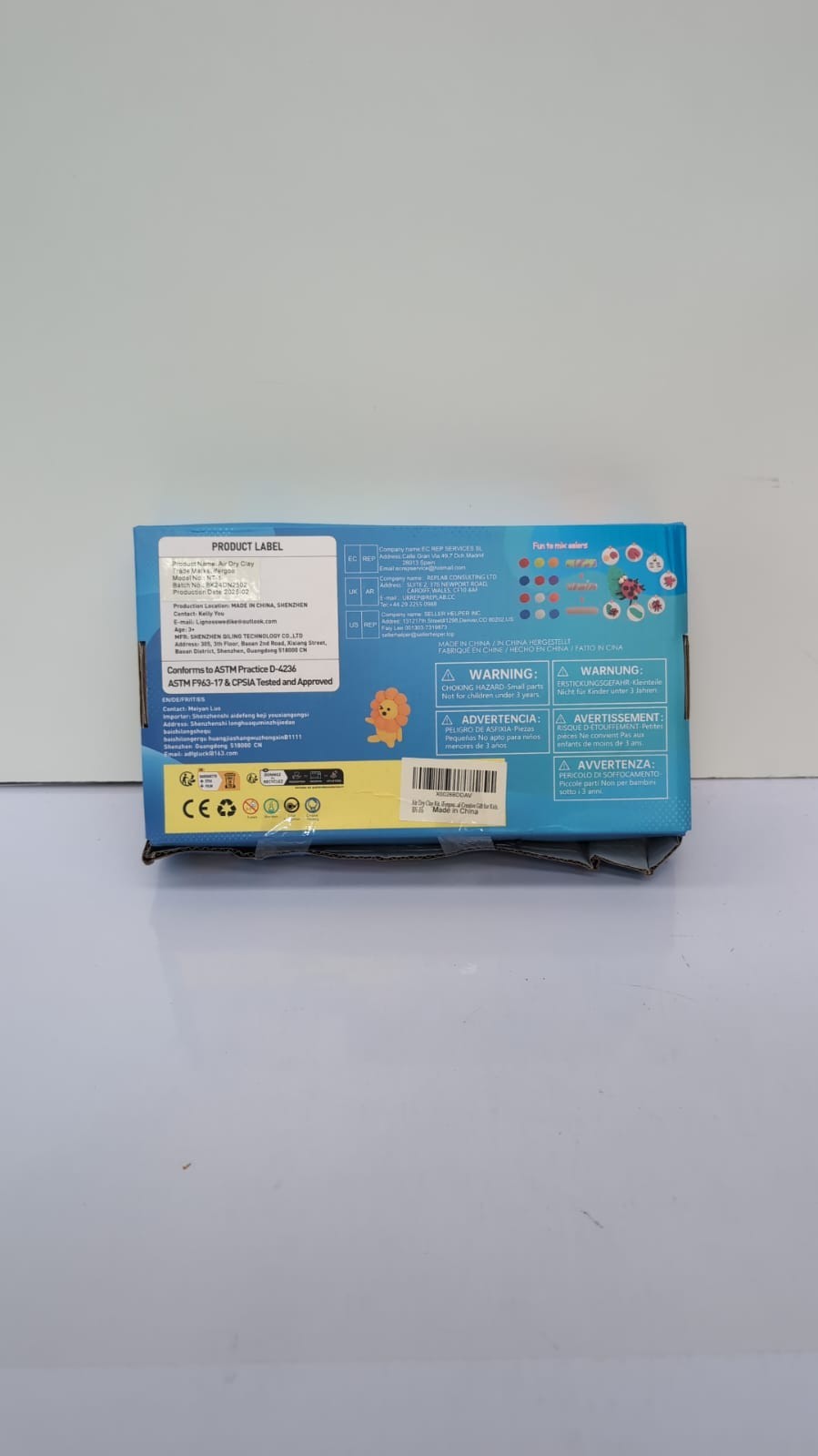 iFergoo Air Dry Clay, 24 Colors Modelling Clay (box damaged)