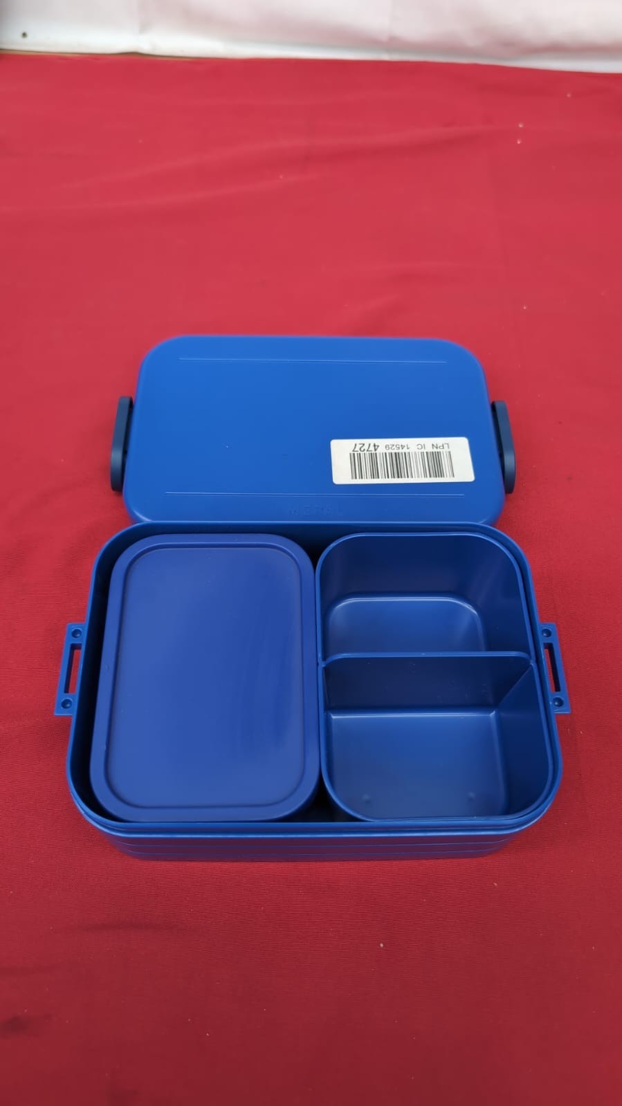 Mepal Bento Lunchbox Take A Break Midi  Lunch Box With Bento Box, 900 ml -Blue