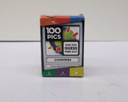 100 PICS Countries of the World Travel Game  Flash Card Quiz(Box damaged)