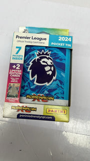 PANINI ADRENALYN 2024 PREMIER LEAGUE POCKET TIN BLUE