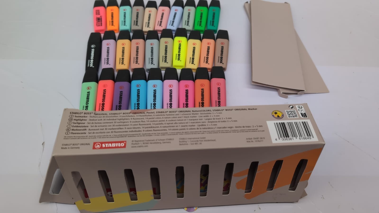 STABILO BOSS ORIGINAL - Highlighter - Deskset of 29(packaging damaged)