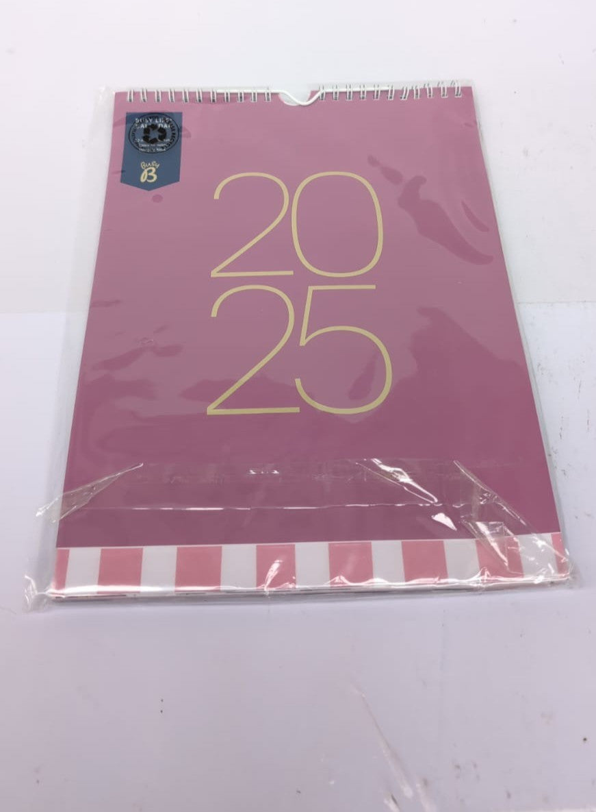 Busy B 2025 Busy Life Wall Calendar - Jan to Dec Fuchsia 2025 Calendar
