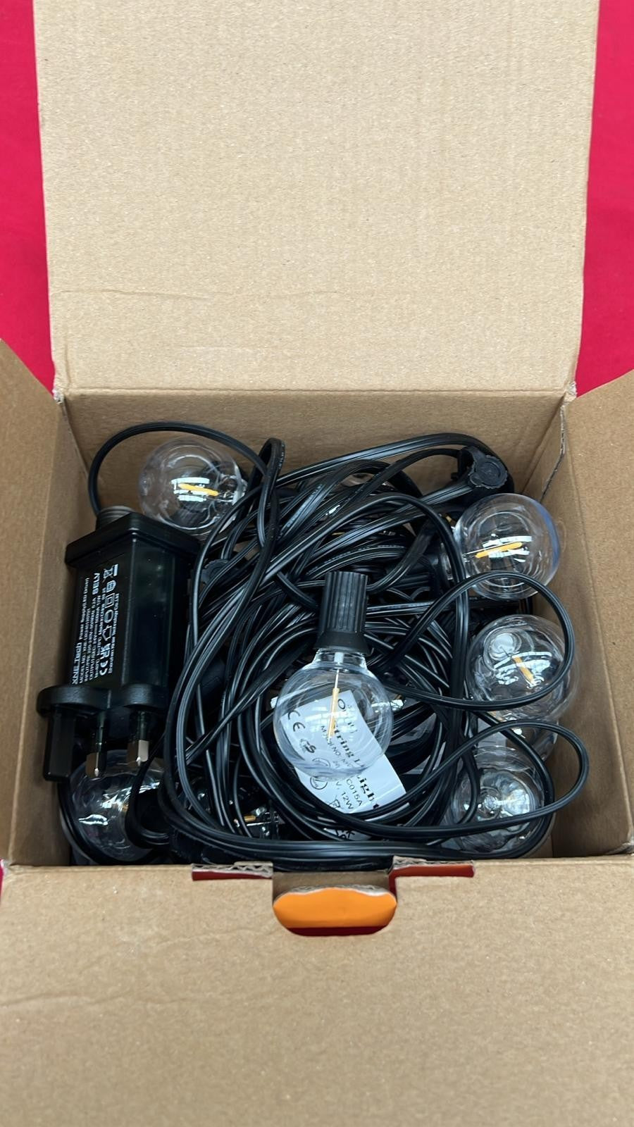 Ollny Festoon Lights Outdoor Garden 10m, String Lights Mains Powered, 15+1 G40