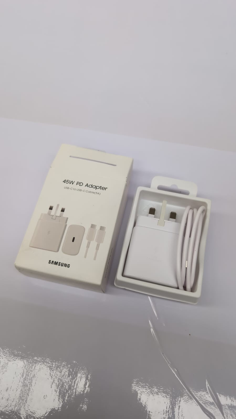 Samsung 45W USB-C Wall Charger Plug – Genuine Super Fast Charging  (New)