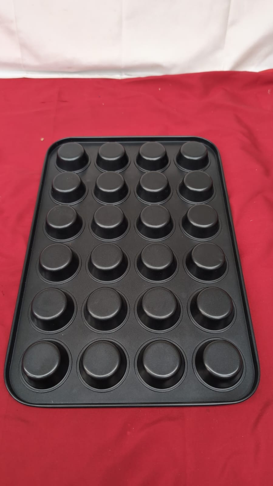 Nonstick 24 Cups Muffin Pan for Easy Grip, Carbon Steel Steel (WAREHOUSE DAMAGE)
