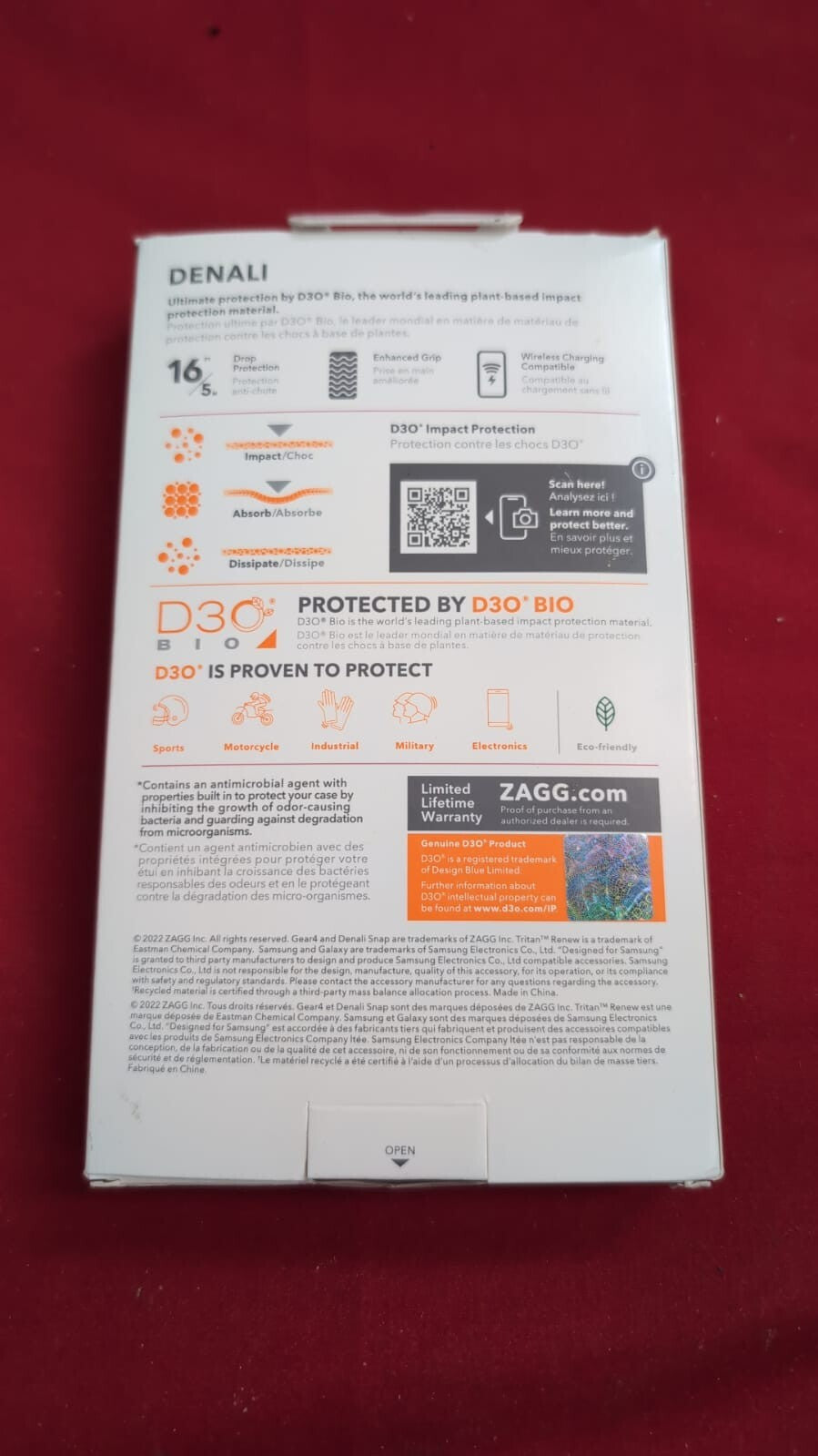 ZAGG Gear4 London Samsung Galaxy S23 Ultra Phone Case, D30 (packaging damaged)