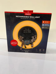 ZAZU Fay Rex and Otis Nightlight - Rechargeable Wall Baby Night Light with Plush