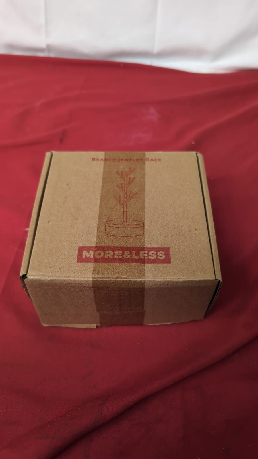 Branch Jewelry Rack With Rotatable Base and Storage Box Tree Tower Hanging