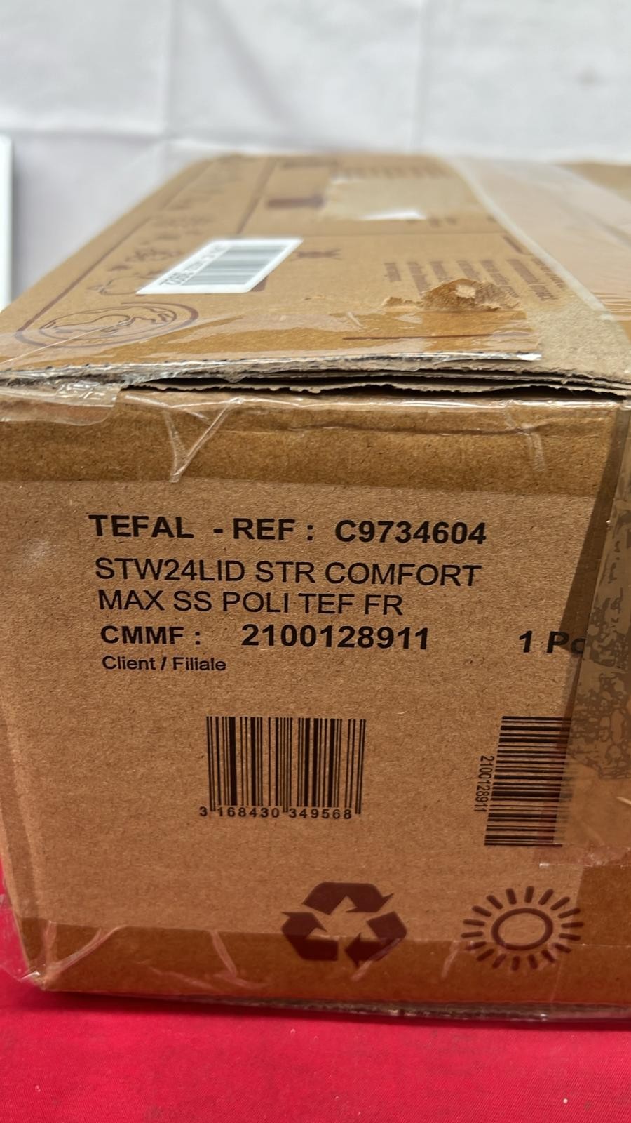 Tefal Comfort Max 24cm Stainless Steel Stewpot (BOX DAMAGED)