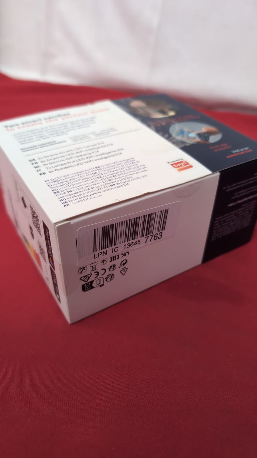 Trust WiFi  E14 Smart Bulb,Dimmable Candle Bulb, 2 Pack(box damaged)