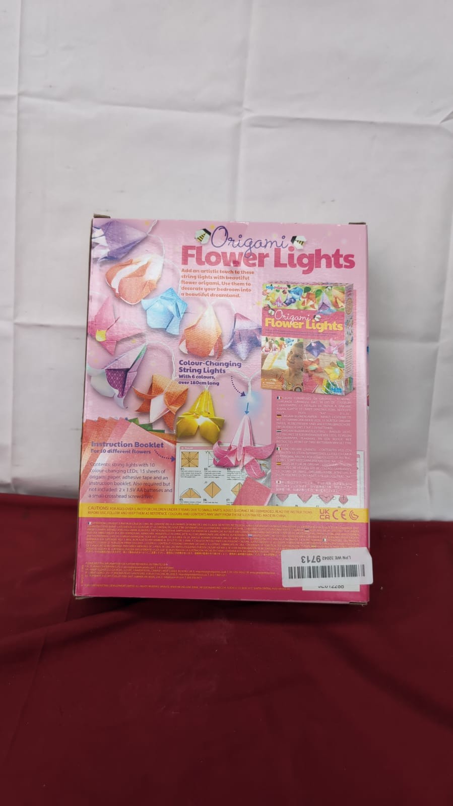 4M 404725 Origami Flower Lights Craft Kit, Multi-Colour