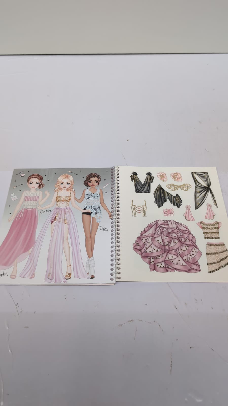 Depesche TOPModel Create Your Glam Look Colouring Book Set