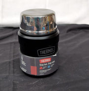 Thermos Stainless King Food Flask, 470ml Sleek ,Black( warehouse damage)