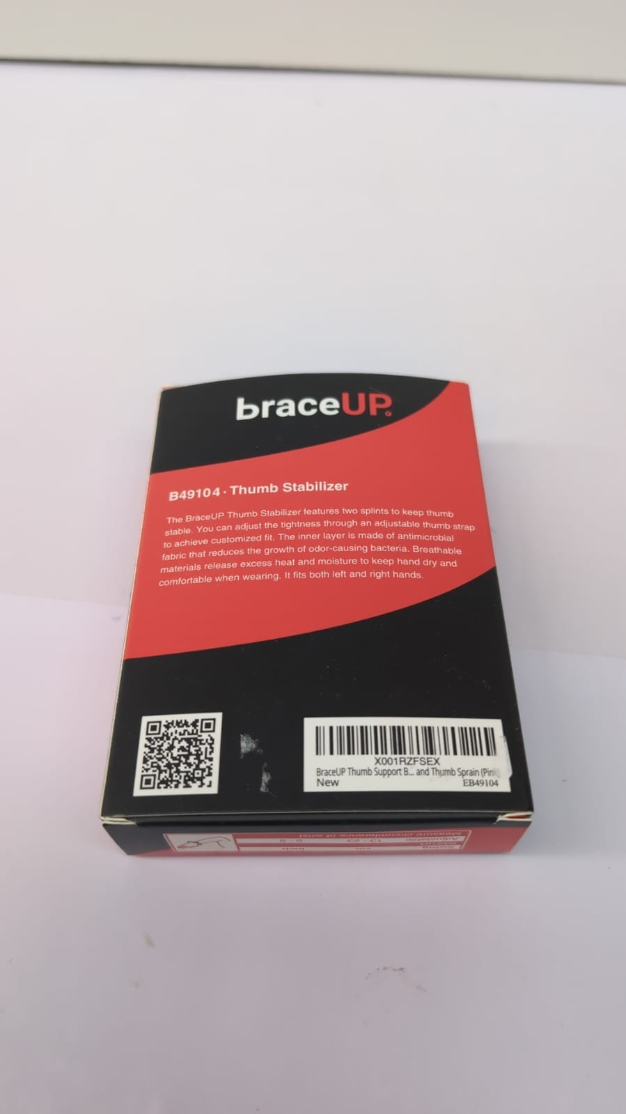 BraceUP Thumb Support Brace - Splint for Spica and Hand Support, Pink