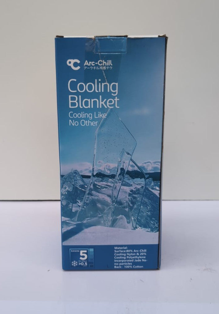 Elegear Cooling Blanket for Night Sweats, Arc-Chill  200x220cm,Grey(box damaged)