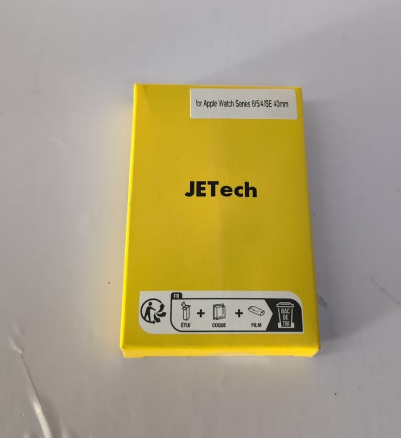 JETech Case with Screen Protector for Apple Watch,SE 6 5 40mm(packaging damaged)