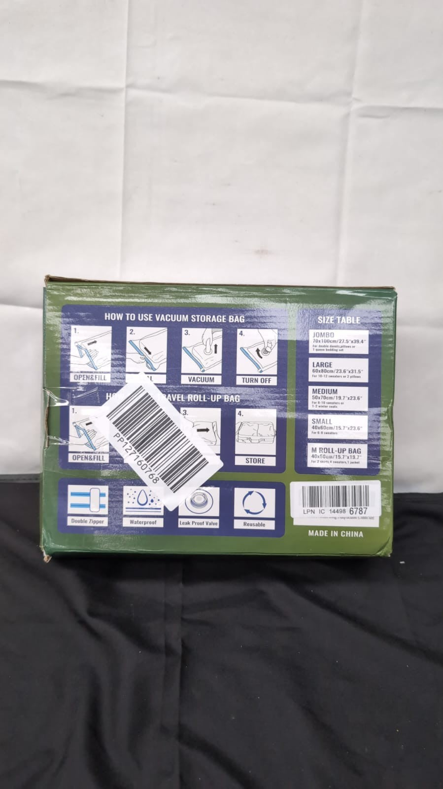 Vacuum Storage Bags for Clothes, 10 Pack Vacuum Bags,Hand Pump Included